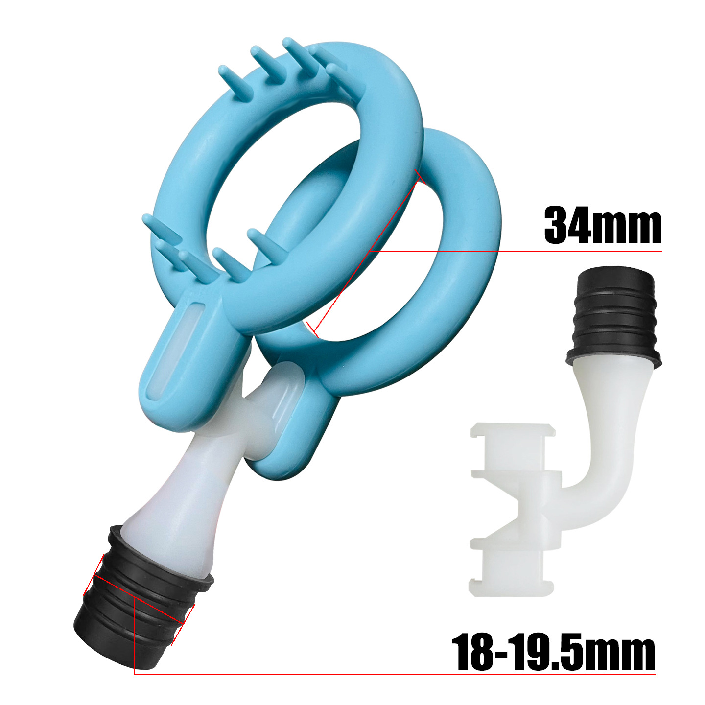 Zachte siliconen L-vormige ver - Home Gym Yoga recensie en prijs
