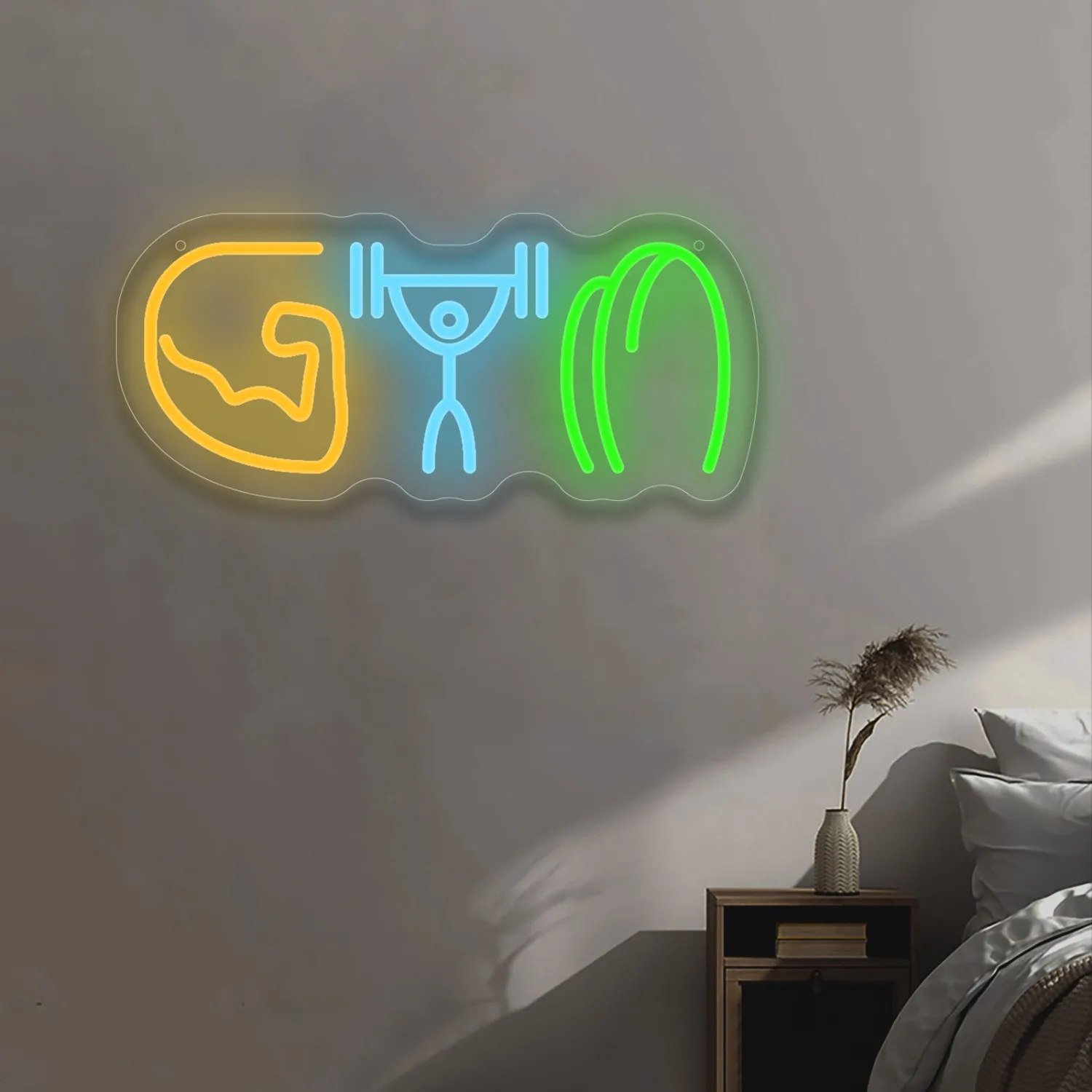 Gym Neonbord Gewichtheffen Spi - Home Gym Neon Sign recensie en prijs