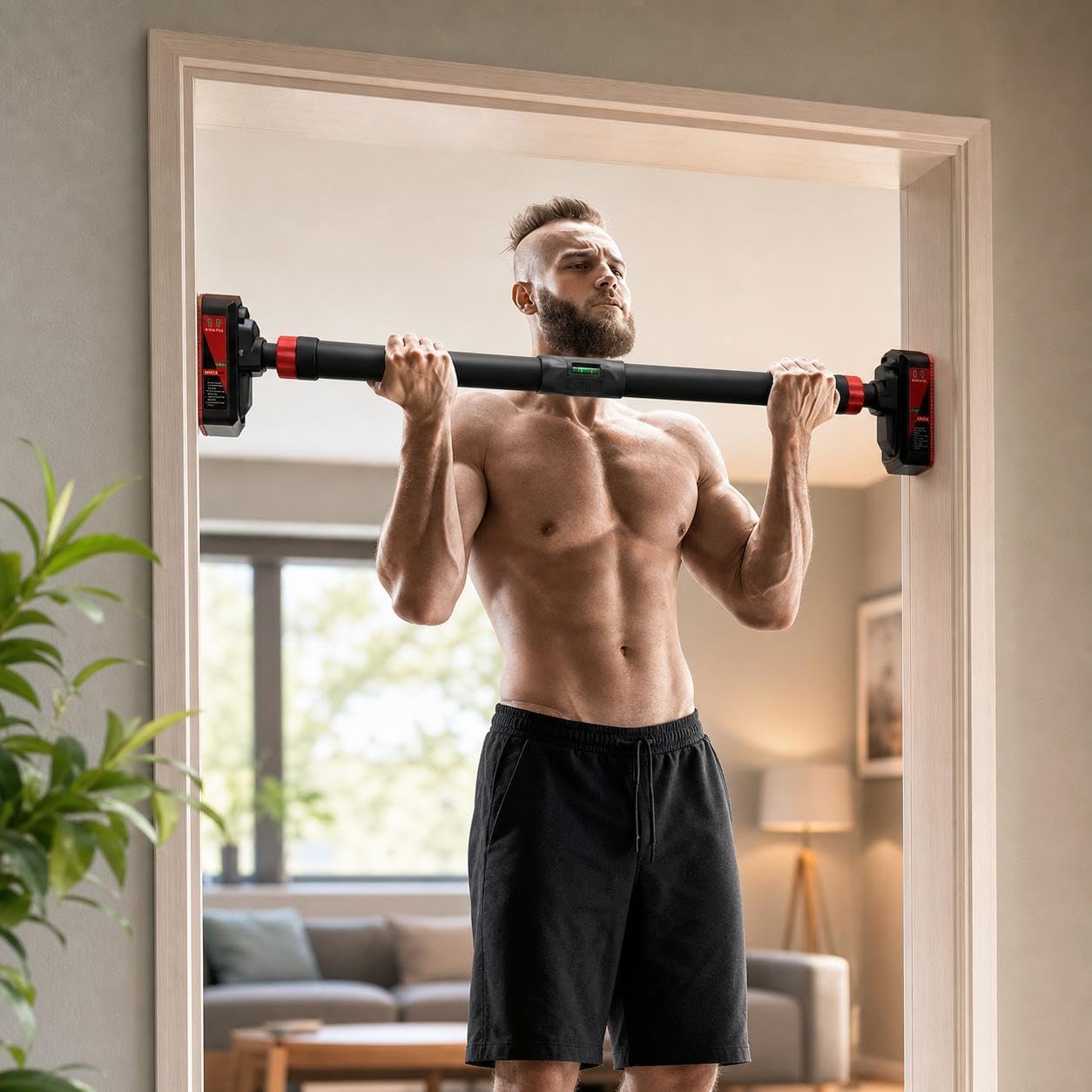 Trekstang voor de deuropening, - Leg Home Gym Workout recensie en prijs